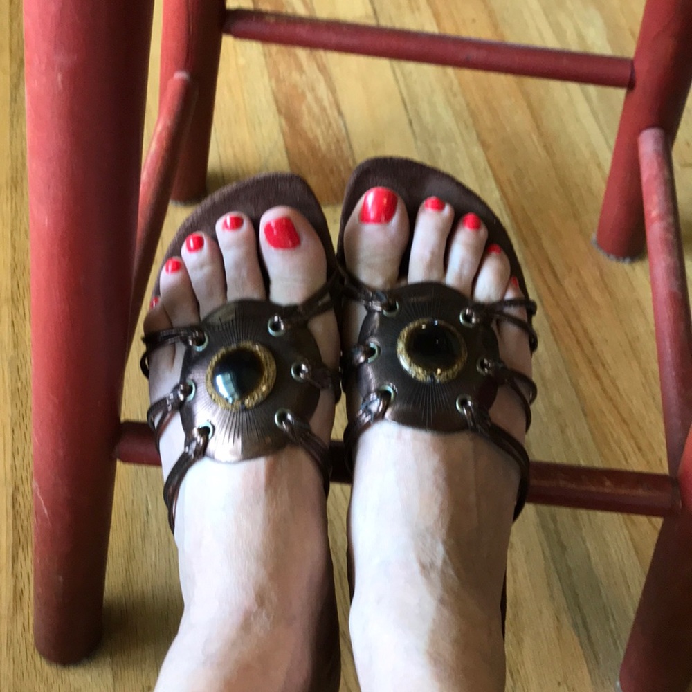 Etienne Aigner simple but elegant sandals.